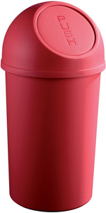 helit Abfallbehälter mit Push-Einwurfklappe, 45 Liter
