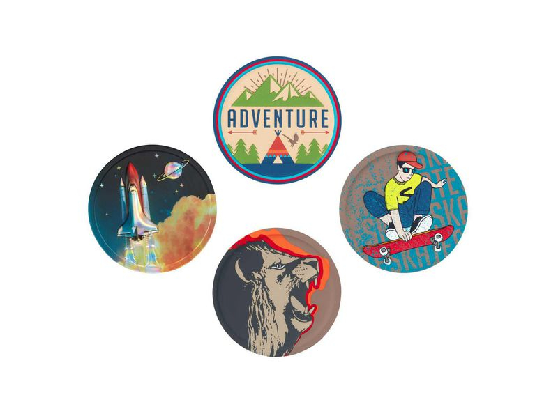 Samsonite Badges Coulour Mix 3, Sportart: Lifestyle, Farbe: Mehrfarbig