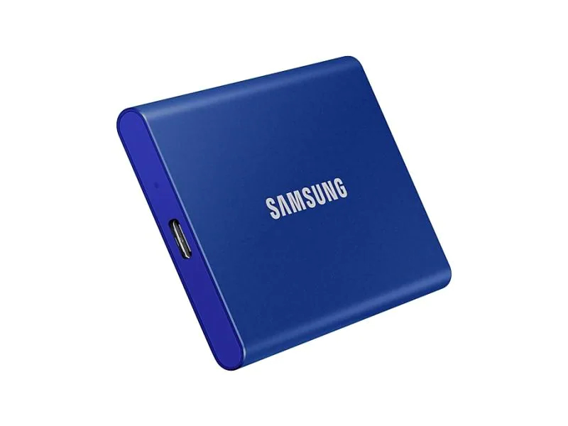 SAMSUNG MEMORY SSD Portable T7 500GB MU-PC500H/WW USB 3.1 Gen. 2 Indigo Blue