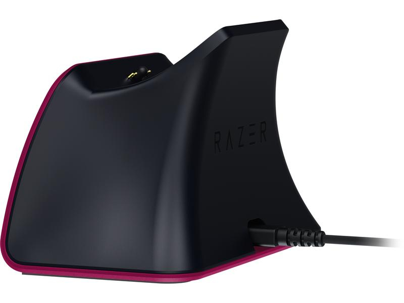 Razer Ladestation Quick Charging Stand Rot, Schnittstellen: USB, Plattform: PlayStation 5