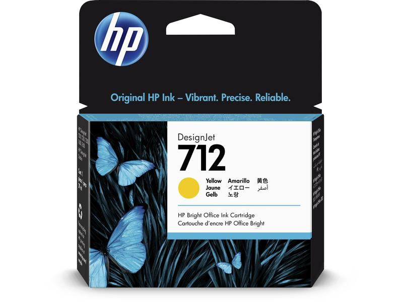 HP Tintenpatrone 712 yellow 3ED69A DesignJet T230/250/630 29ml