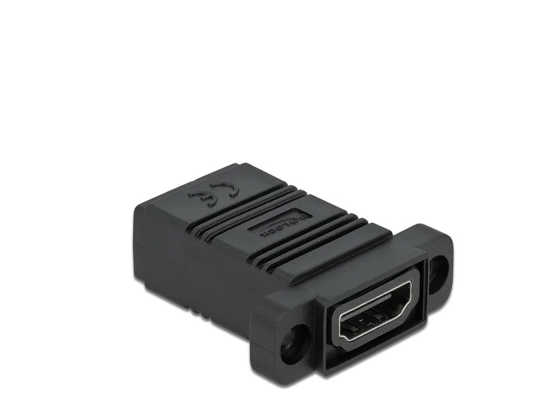 Delock Easy 45 HDMI Adapter gerade HDMI - HDMI, Kabeltyp: Adapter, Videoanschluss Seite A: HDMI, Videoanschluss Seite B: HDMI