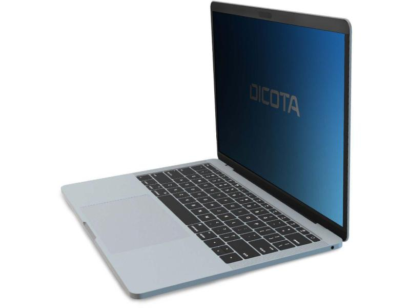 DICOTA Bildschirmfolie Secret 2-Way MacBook Pro 13 ", Bildschirmdiagonale: 13.3 ", Folien Effekt: Blickschutz von 2 Seiten; Magnetisch, Seitenverhältnis Bildschirm: 16:10