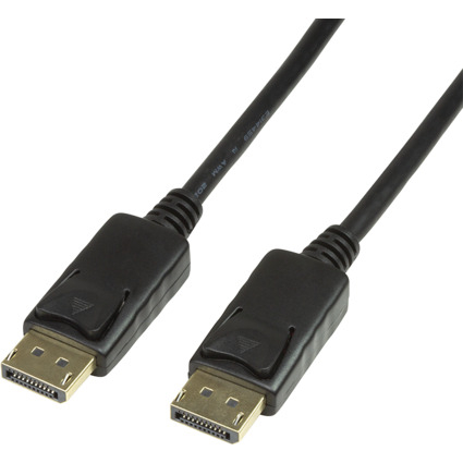 LogiLink DisplayPort Anschlusskabel, schwarz, 5,0 m