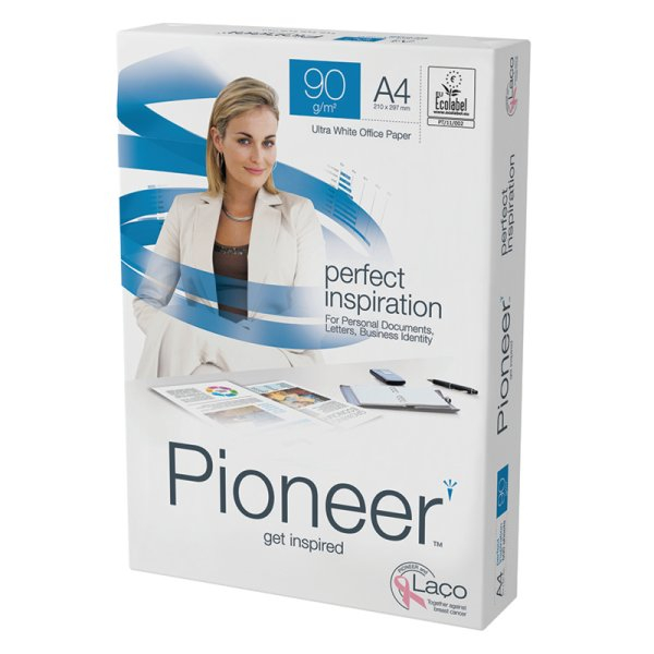 Kopierpapier PIONEER | A3 | 90g | 171er Weisse Kopier-/Preprintpapier, hochweiss, holzfrei