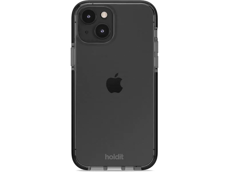 Holdit Back Cover Seethru iPhone 14 Schwarz