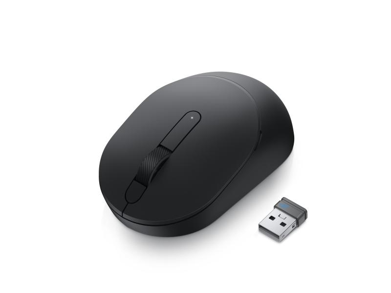 DELL Mobile Maus MS3320W Wireless, Maus-Typ: Business, Maus Features: Scrollrad, Bedienungsseite: Universal, Farbe: Schwarz, Verbindungsart: Kabellos, Schnittstelle: USB, Bluetooth