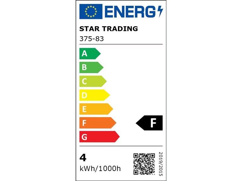 Star Trading Lampe Opaque Filament C35 4 W (34 W) E14 Warmweiss