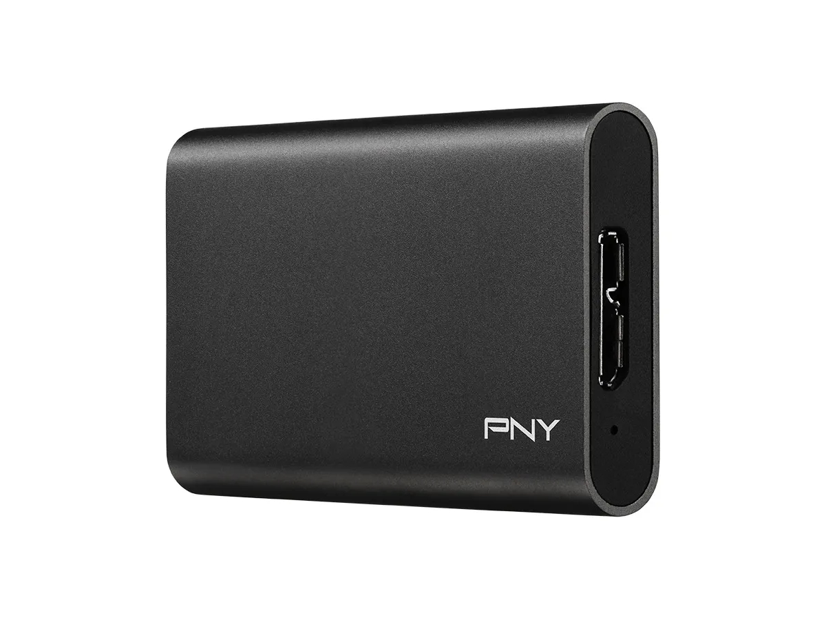 PNY Pro Elite USB 3.1 Gen 2 500GB PSD0CS2060-500-RB Type-C Portable SSD dark-grey