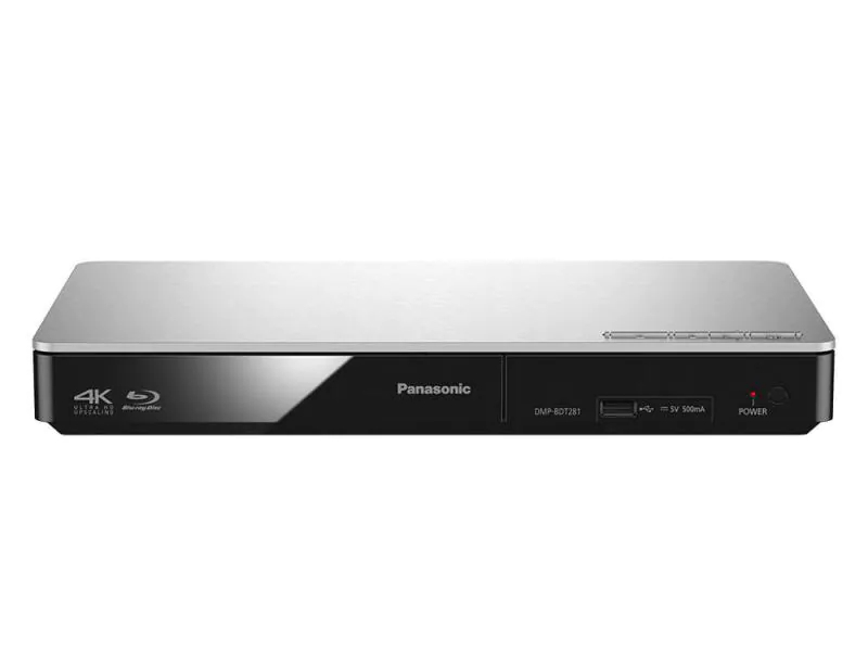 Panasonic Blu-ray Player DMP-BDT281EG Schwarz/Silber