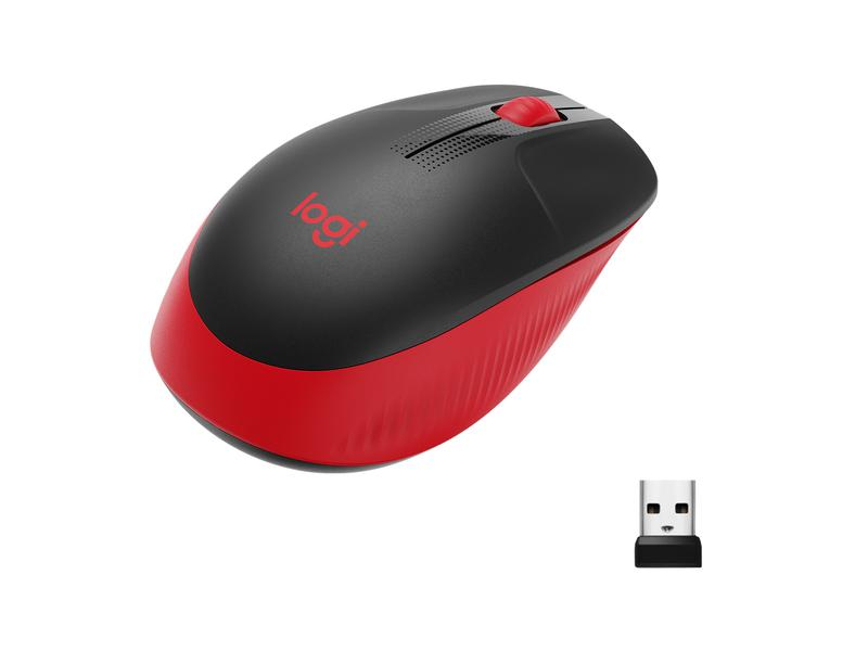 M190 FULL-SIZE WIRELESS MOUSE RED EMEA                         IN  NMS IN WRLS