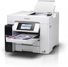 Epson ECO-Tank ET-5880, Farbe Tintenstrahl Drucker, A4, 32 Seiten pro Minute, Drucken, Scannen, Kopieren, Fax, Duplex und WLAN