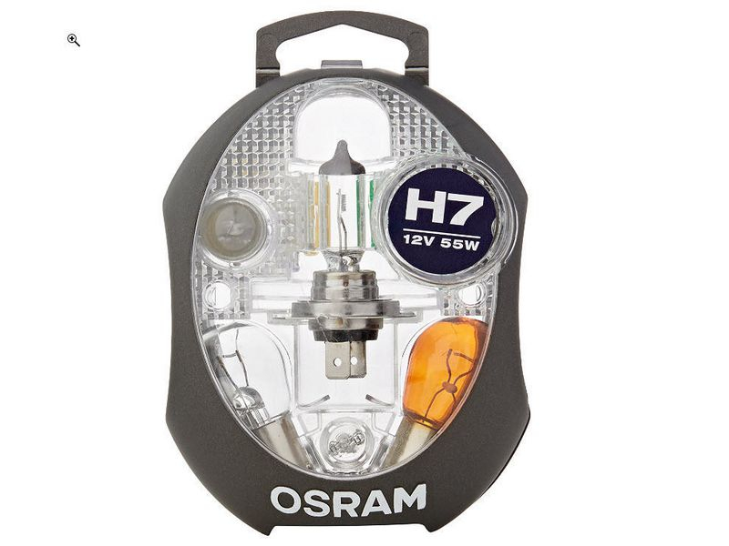 Osram H7 12 Original Mini Box PKW, Farbtemperatur: Kaltweiss, Leuchtmittel Technologie: Halogen, Lampensockel: Diverse, Leuchten Art: H7, Anwendungsbereich: PKW, Set