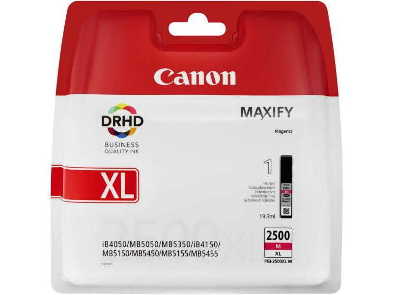 CANON PGI2500XL | 1292 Seiten CANON Tintenpatrone mit hoher Reichweite, magenta