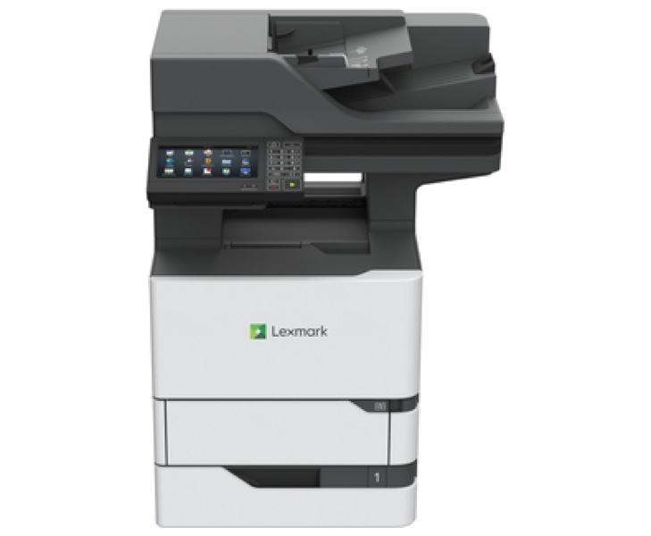 Lexmark MX721ade, Schwarzweiss Laser Drucker, A4, 61 Seiten pro Minute, Drucken, Scannen, Kopieren, Fax, Duplex