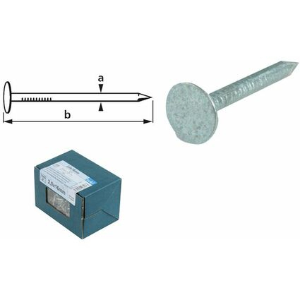 suki. Dachpappstift 2,8 x 40 mm, 400 g, verzinkt