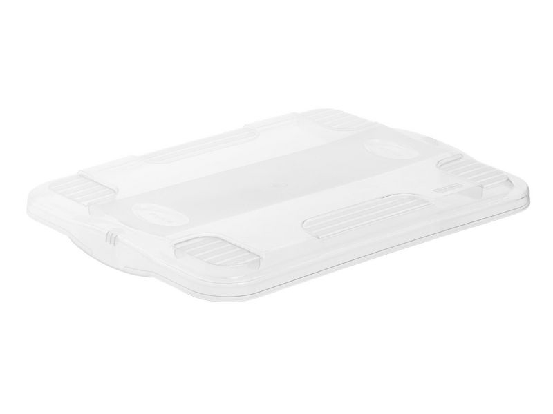 Rotho Deckel zu Box A4 AGILO Transparent Volumen: 1 l, Breite: 295 mm, Material: Kunststoff, Tiefe: 400 mm, Höhe: 35 mm, Produkttyp: Aufbewahrungsbox, Verpackungseinheit: 1 Stück