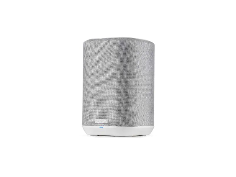 Denon Lautsprecher Home 150, Typ: Lautsprecher, Radio Tuner: Internetradio (TuneIn), Verbindungsmöglichkeiten: 3,5 mm Klinke, AirPlay 2, Bluetooth, USB, WLAN, Ausstattung: Bluetooth, HiRes-Audio, AirPlay 2, Heos, Farbe: Weiss, System-Kompatibilität: Goo