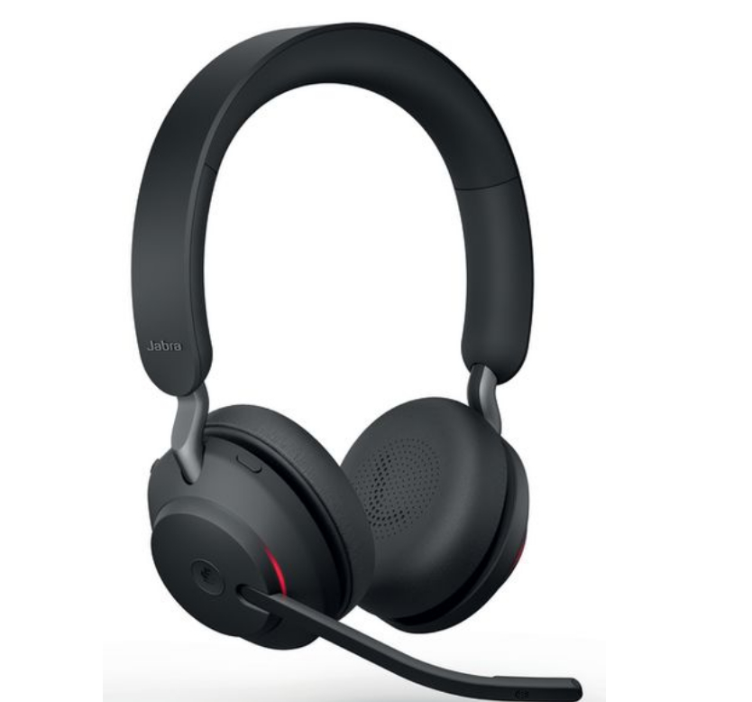 Jabra Headset Evolve2 65 Duo MS Schwarz, USB-A, Ausstattung Mikrofon: Noise Cancelling, Trageweise: Duo, Skype for Business, Verbindung zum Endgerät: Bluetooth; USB, Tragestil: Überkopfbügel, Trageform: On-Ear, Geeignet für: Büro; Home Office; Mobile