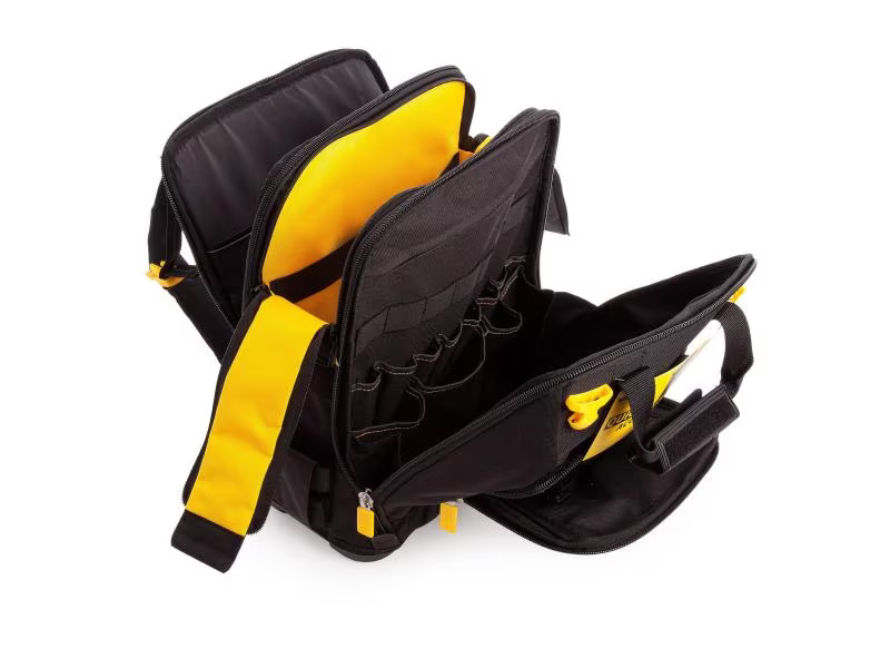 Stanley Fatmax Werkzeugtasche Quick Access, Produkttyp: Werkzeugrucksack, Farbe: Schwarz; Gelb, Material: 600D Nylon