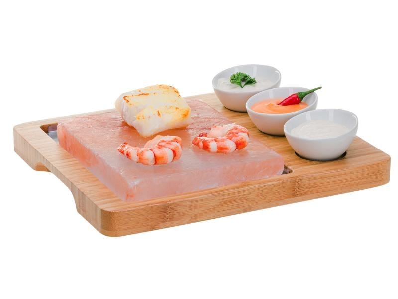 Nouvel Hot Stone Platte Set Himalaya Salz 6-teilig