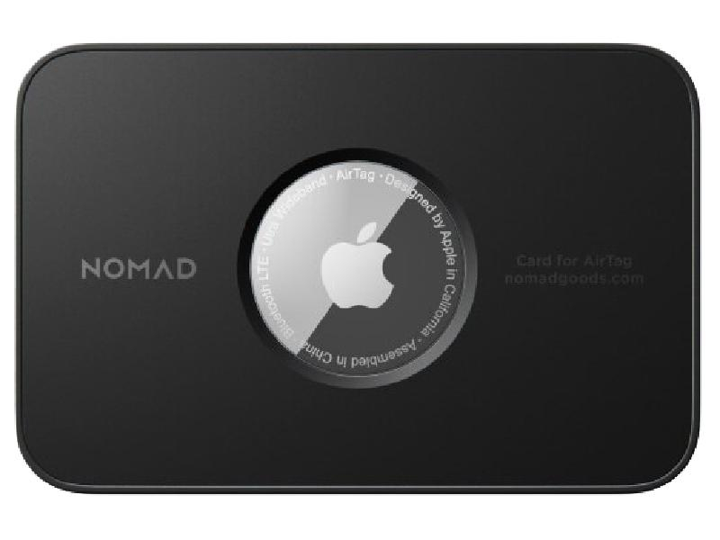 Nomad AirTag Karte Schwarz, Zubehörtyp Mobiltelefone: Key Finder-Hülle, Detailfarbe: Schwarz