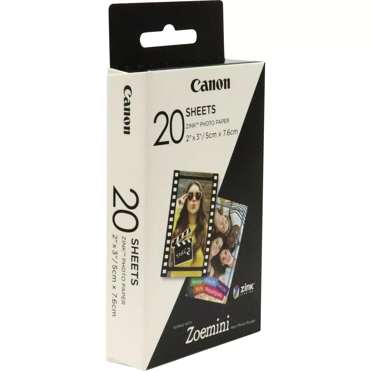 Canon ZINK™ 5 x 7,5 cm Fotopapier mit 20 Blatt