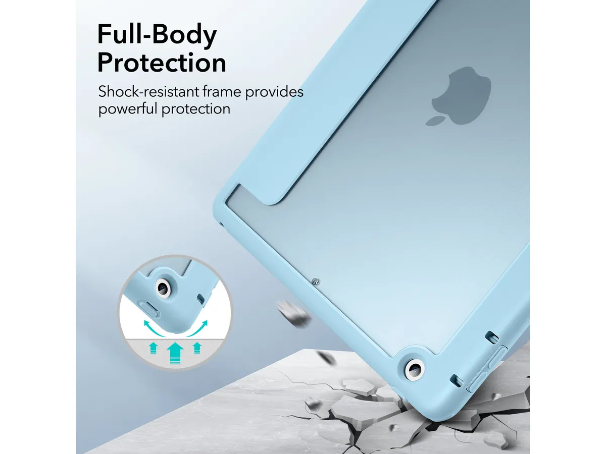 ESR Rebound Hybrid Pro iPad 10.2 d Frosted Blue