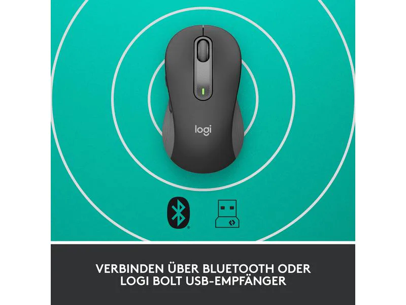 Logitech Maus Signature M650 L Graphite