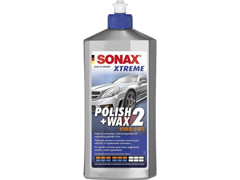 Sonax Wachspolitur XTREME Polish + Wax 2 500 ml, Anwendungsmöglichkeiten: Von Hand und maschinell anwendbar, Für Material: Lackoberflächen, Set: Nein, Produkttyp Politur: Politur
