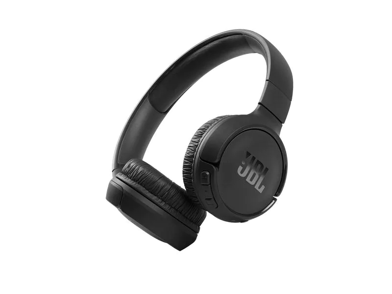 JBL Wireless On-Ear-Kopfhörer TUNE 510 BT Schwarz, Farbe: Schwarz, Kopfhörer Ausstattung: Sprachsteuerung, On-Ear-Regler, Verbindungsmöglichkeiten: Bluetooth, Einsatzbereich: Lifestyle, Impedanz: 32 ?, Kopfhörer Trageform: On-Ear