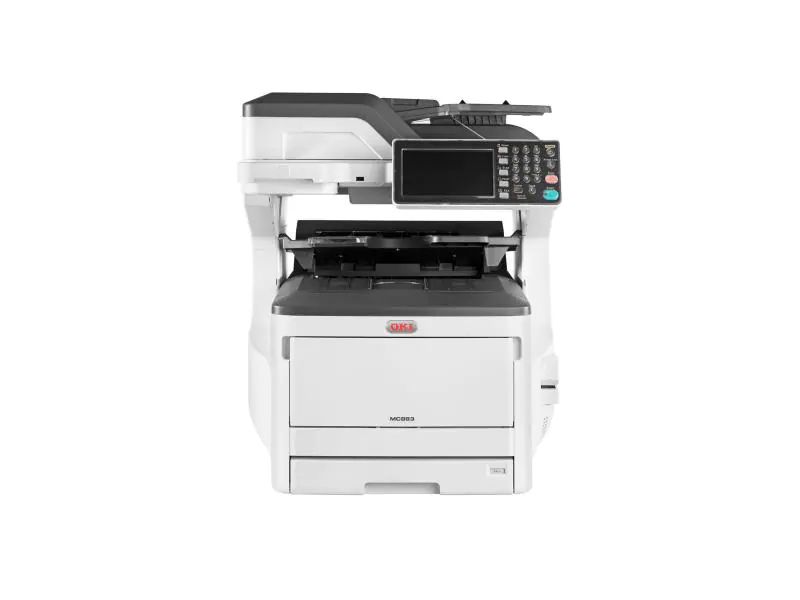 OKI MC883dn, Farblaser Drucker, A3, 35 Seiten pro Minute, Drucken, Scannen, Kopieren, Fax, Duplex