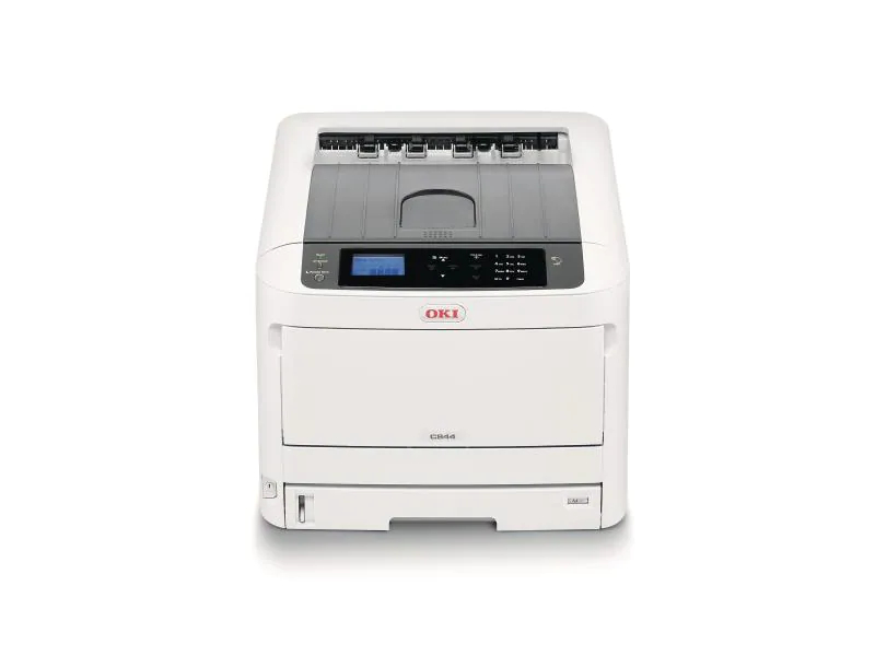 OKI C844dnw, Farblaser Drucker, A3, 36 Seiten pro Minute, Drucken, Duplex und WLAN