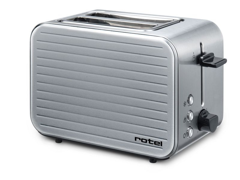 Rotel Toaster Chrome Farbe: Silber, Toaster Ausstattung: Auftaufunktion, Aufwärmfunktion, Toaster Kategorie: Klassischer Toaster, Toastscheiben: 2 ×