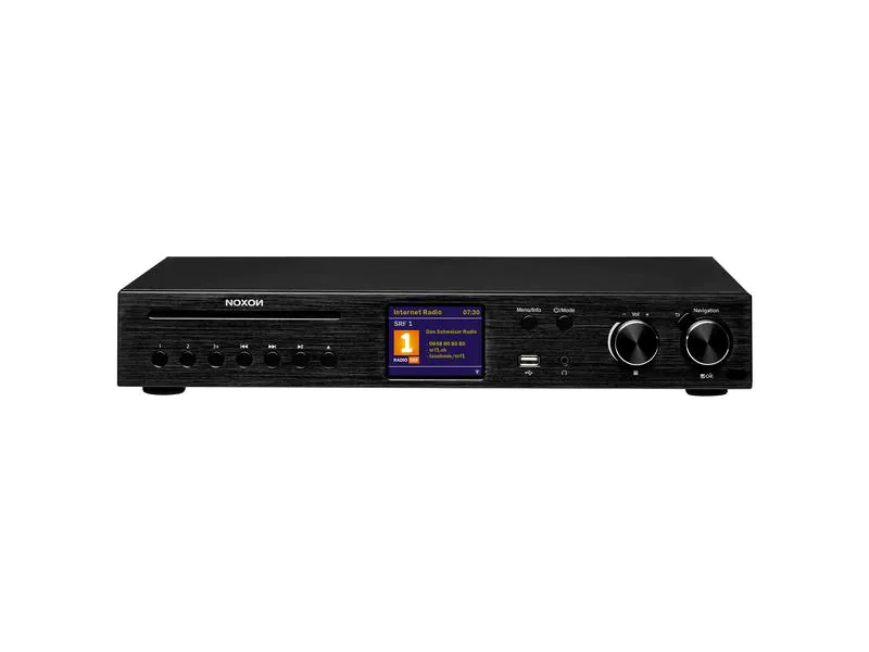 Noxon Netzwerk-Audioplayer HiFi A580 Schwarz, Radio Tuner: DAB+, FM, Internetradio, Detailfarbe: Schwarz, Bluetooth: Ja, Streaming Formate: UPnP, DLNA, Audio-Verstärker: Ja