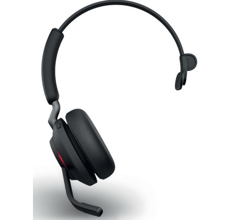 Jabra Headset Evolve2 65 Mono MS Schwarz, USB-A, Ladestation, Ausstattung Mikrofon: Noise Cancelling, Trageweise: Mono, Skype for Business, Verbindung zum Endgerät: Bluetooth; USB, Tragestil: Überkopfbügel, Trageform: On-Ear, Geeignet für: Büro; Home