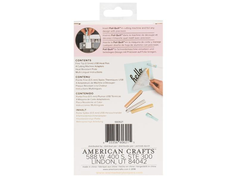 We R Memory Keepers Heissprägen Foil Quill Stift fein