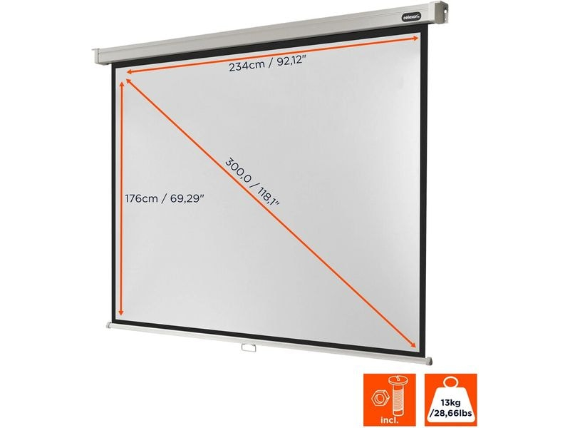 Celexon Rollo-Leinwand Pro 240x180cm 4:3