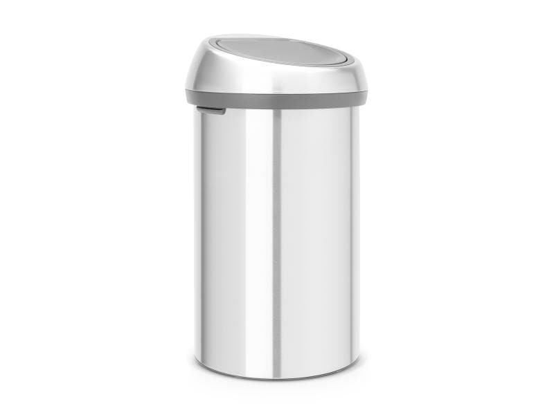 Brabantia Toucheimer Touch Bin Fingerprint proof 60 l, Matt Steel