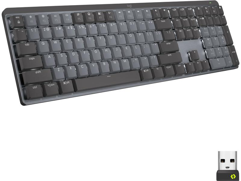 Logitech MX Mechanical Wireless Illuminated Performance Keyboard - GRAPHITE - CH - CENTRAL - TACTILE