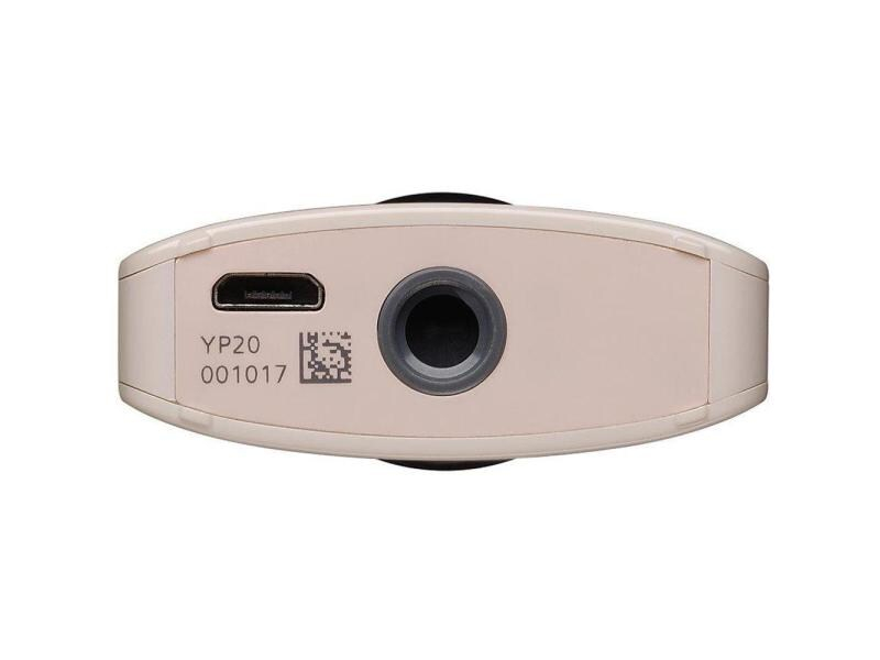 Ricoh 360°-Videokamera THETA SC2 Beige, Kapazität Wattstunden: 0 Wh, Bildfrequenz: 30 fps, Fotoauflösung: 14 Megapixel, Bluetooth, WLAN, Videoauflösung: 3840 x 1920, Speicherkartentyp: Kein