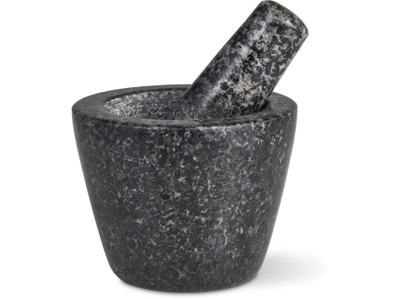 Cole&Mason Mörser mit Stössel 10 cm, Stein, Material: Granit, Detailfarbe: Grau, Durchmesser: 10 cm