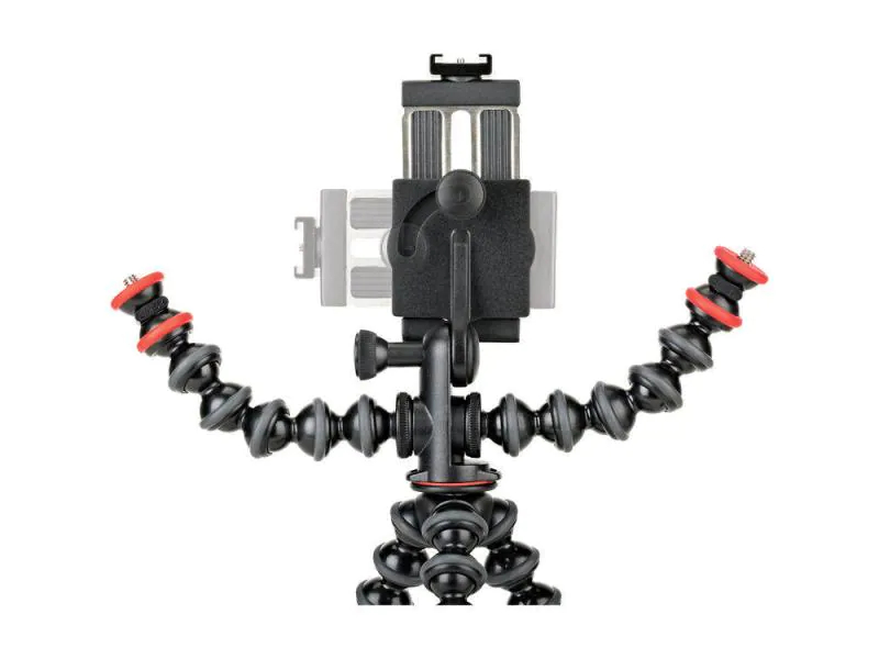 Joby Stativ GorillaPod Mobile Rig, Eigenschaften: Videostativ, Material: Plastik; Aluminium, Stativ-Bauart: Dreibeinstativ, Stativgewinde: 1/4", Stativ-Ausstattung: Foto-Videokopf, Länge ausgefahren: 33 mm, Gewicht: 362 g, Belastbarkeit: 0.6 kg