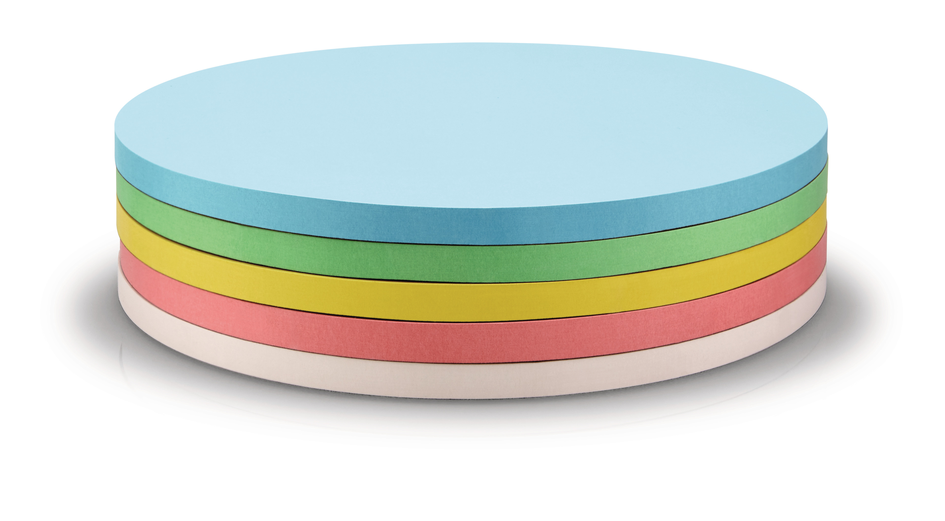 MAGNETOPLAN Moderationskarten rund 190mm 111151890 5-farbig ass. 250 Stück