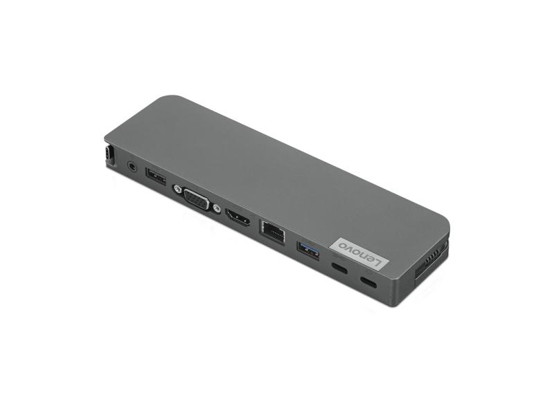 Lenovo Dockingstation USB-C Mini Dock, Ladefunktion: Ja, Dockinganschluss: USB-C, Kompatible Hersteller: Lenovo, Vesa-Bohrung vorhanden: Nein