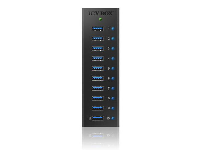 ICY BOX 10-Port USB 3.0 Hub IB-AC6110