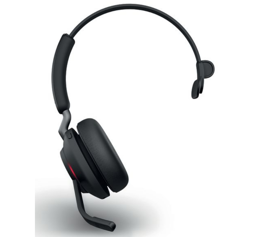 Jabra Headset Evolve2 65 Mono MS Schwarz, USB-A, Ausstattung Mikrofon: Noise Cancelling, Trageweise: Mono, Skype for Business, Verbindung zum Endgerät: Bluetooth; USB, Tragestil: Überkopfbügel, Trageform: On-Ear, Geeignet für: Büro; Home Office; Mobi