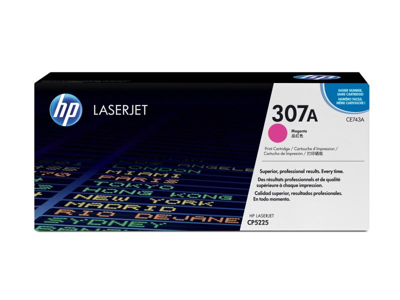 HP Toner-Modul 307A magenta CE743A Color LJ CP5225 7300 Seiten