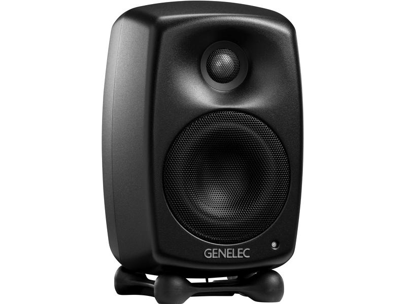 Genelec Studiomonitor G Two ? 50 Watt, Schwarz, Monitor Typ: Nearfield Monitor, Midfield Monitor, Multimedia / Desktop, Lautsprecher Wege: 2-Wege, Lautsprecher Kategorie: Aktiv