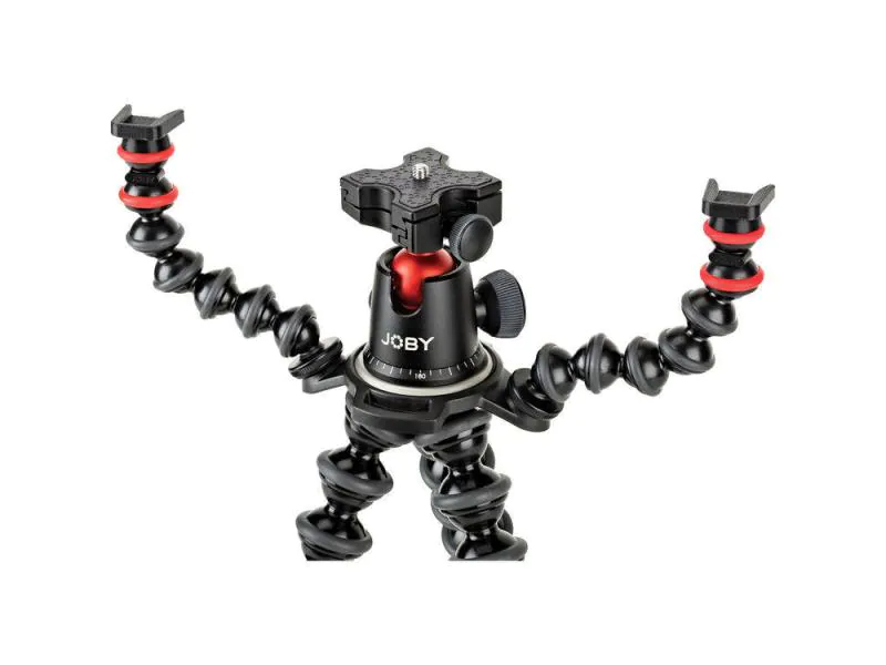 Joby Stativ GorillaPod Rig mit Kugelkopf, Eigenschaften: Videostativ, Material: Plastik; Aluminium, Stativ-Bauart: Dreibeinstativ, Stativgewinde: 1/4", Stativ-Ausstattung: Kugelkopf, Länge ausgefahren: 43 cm, Gewicht: 840 g, Belastbarkeit: 5 kg